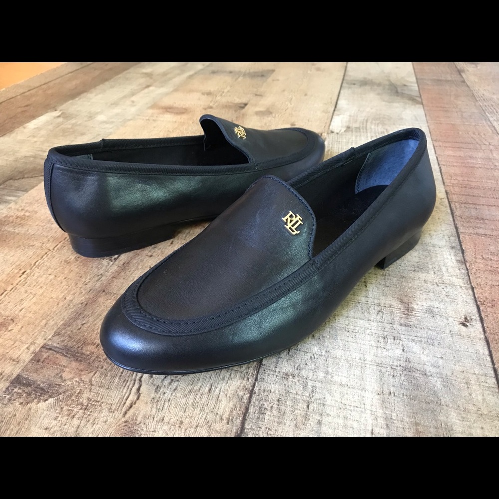 Lauren Ralph Lauren Black Loafers - Picture 5 of 8